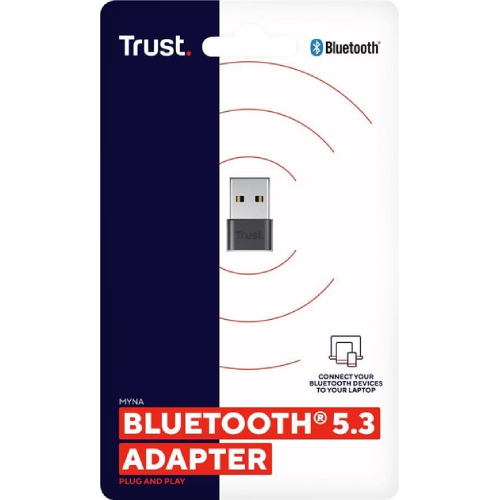 Адаптер TRUST Myna Bluetooth 5.3 Черный (25329) Адаптер TRUST Myna Bluetooth 5.3 Черный (25329)