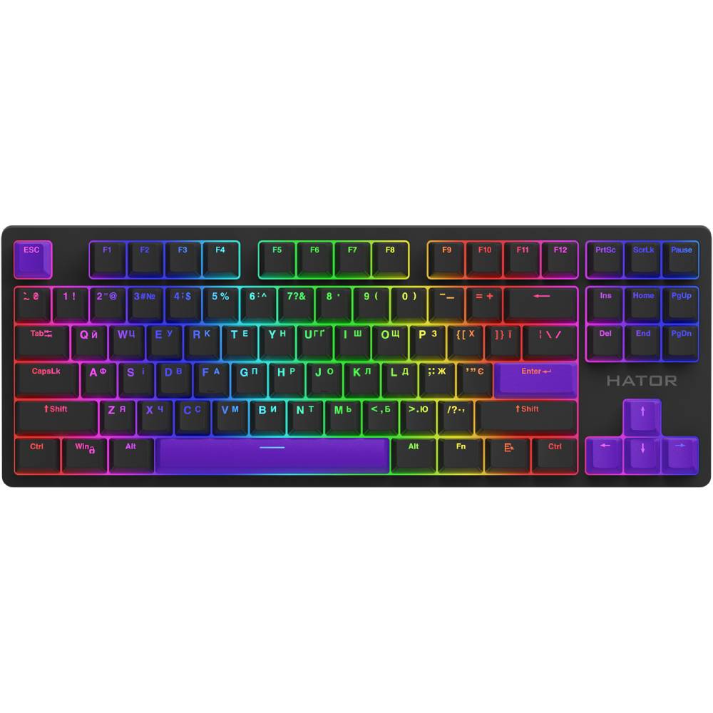 Набір кейкапів HATOR Vivid Lilac PBT keycaps (HTS-716) Тип аксесуари для клавіатур