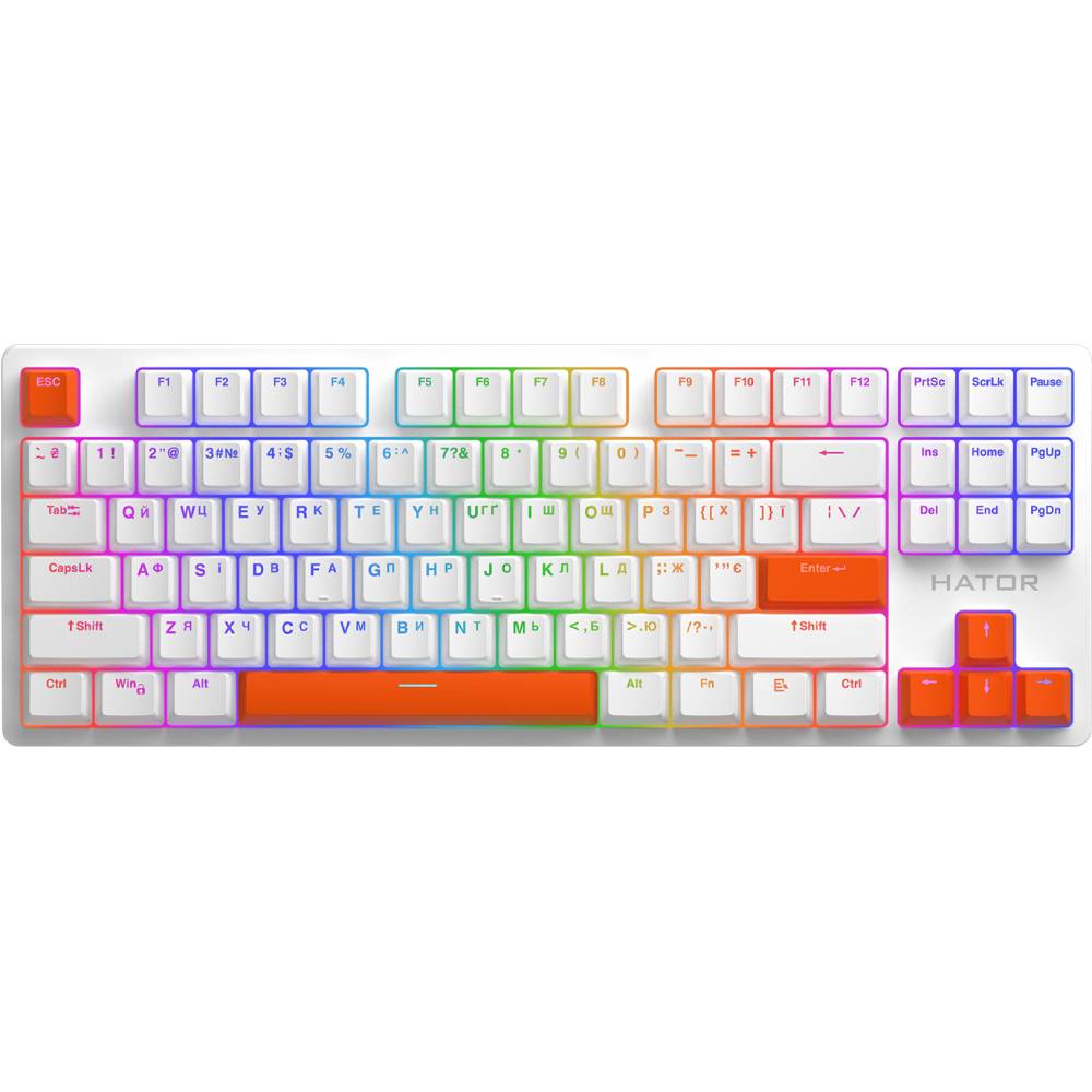 Набір кейкапів HATOR Orange PBT keycaps (HTS-712) Тип аксесуари для клавіатур