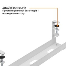 Органайзер для кабелів OFFICEPRO CT500W White
