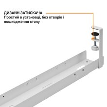 Органайзер для кабелів OFFICEPRO CT770W White