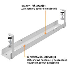 Органайзер для кабелів OFFICEPRO CT770W White