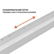 Органайзер для кабелів OFFICEPRO CT770W White