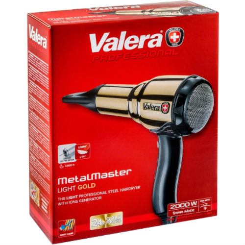 Фото 2 Фен VALERA METAL-MASTER Ionic LIGHT GOLD (584.01/I Gold)