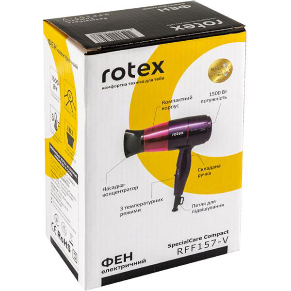 Фото 3 Фен ROTEX RFF157-V SpecialCare Compact