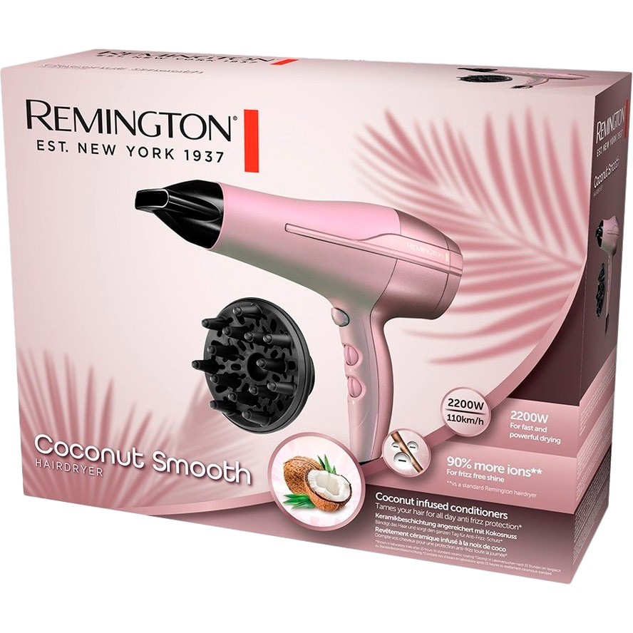 Фото 2 Фен REMINGTON D5901 Coconut Smooth