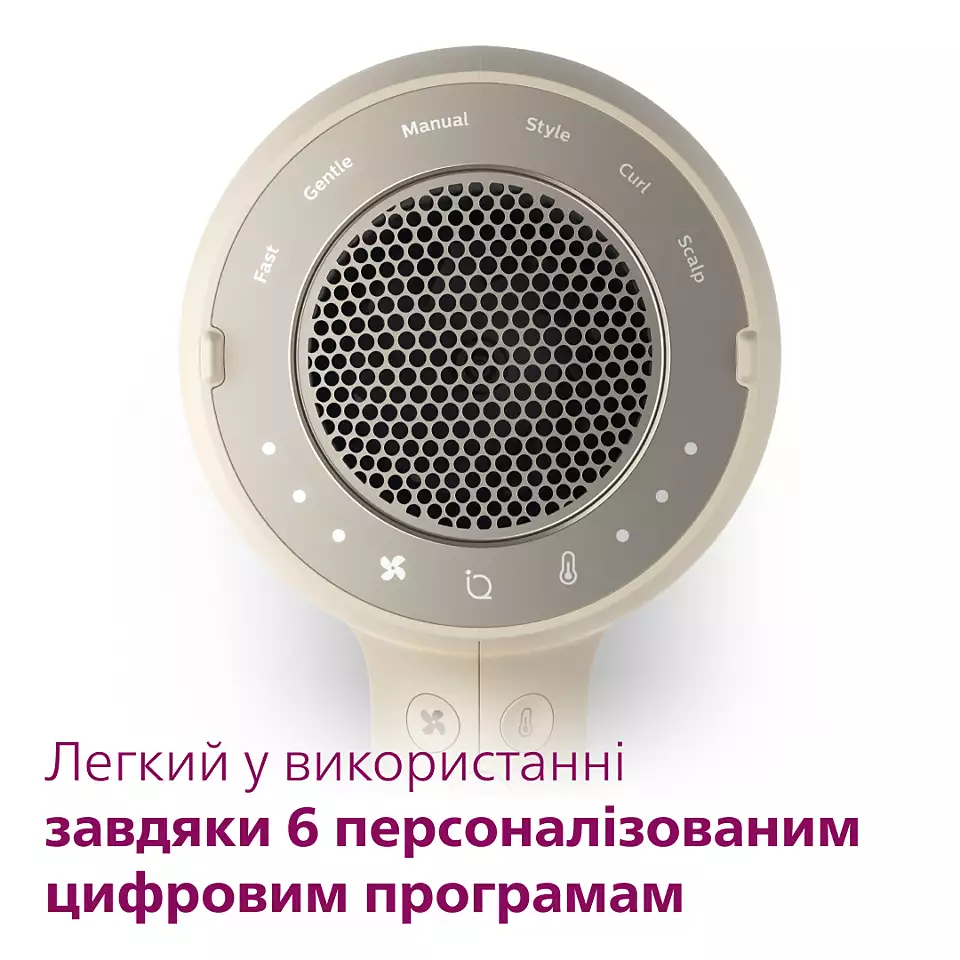 Зовнішній вигляд Фен PHILIPS BHD829/00