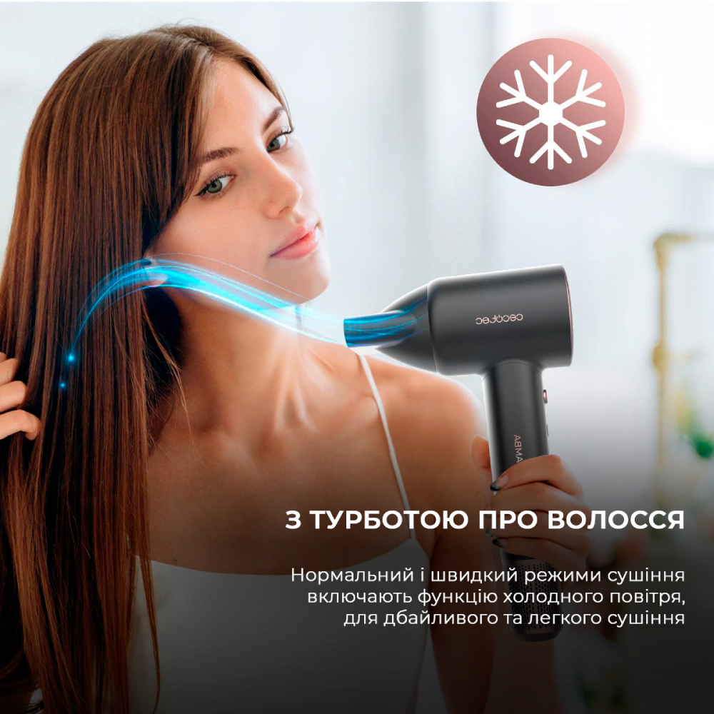 В Україні Фен CECOTEC Bamba IoniCare Rockstar AirSonic (CCTC-04405)