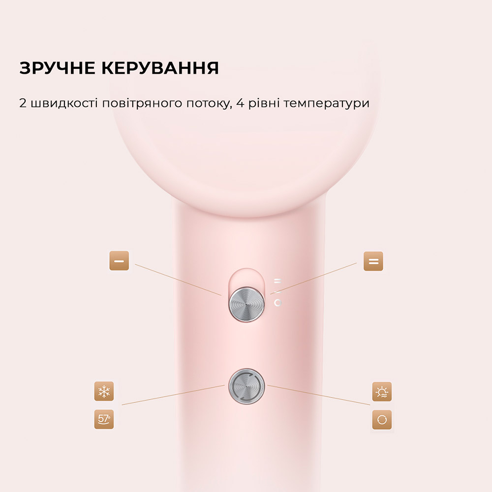 Покупка Фен DREAME Hair Dryer Gleam Pink (AHD12A-PK)