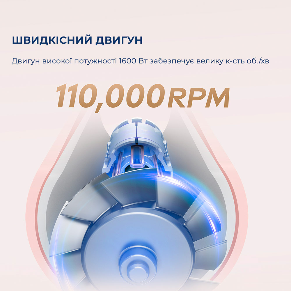 Фото 1 Фен DREAME Hair Dryer Gleam Pink (AHD12A-PK)