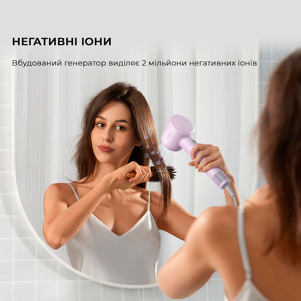 Фото Фен DREAME Hair Dryer Gleam Purple (AHD12A-PPL)