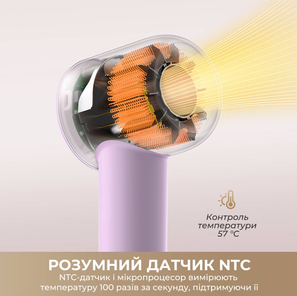 Покупка Фен DREAME Hair Dryer Gleam Purple (AHD12A-PPL)