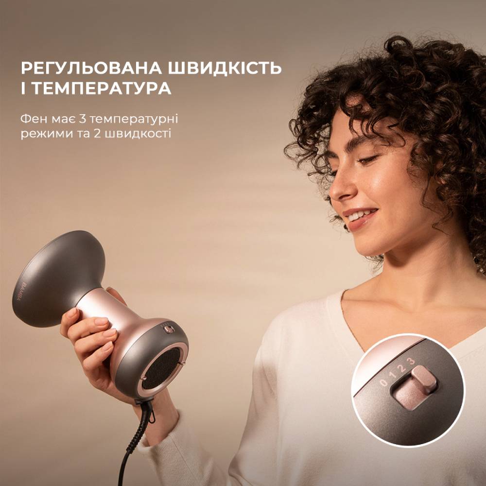 Фото 3 Фен Cecotec Bamba IoniCare MagiCurls Grey (CCTC-04417)