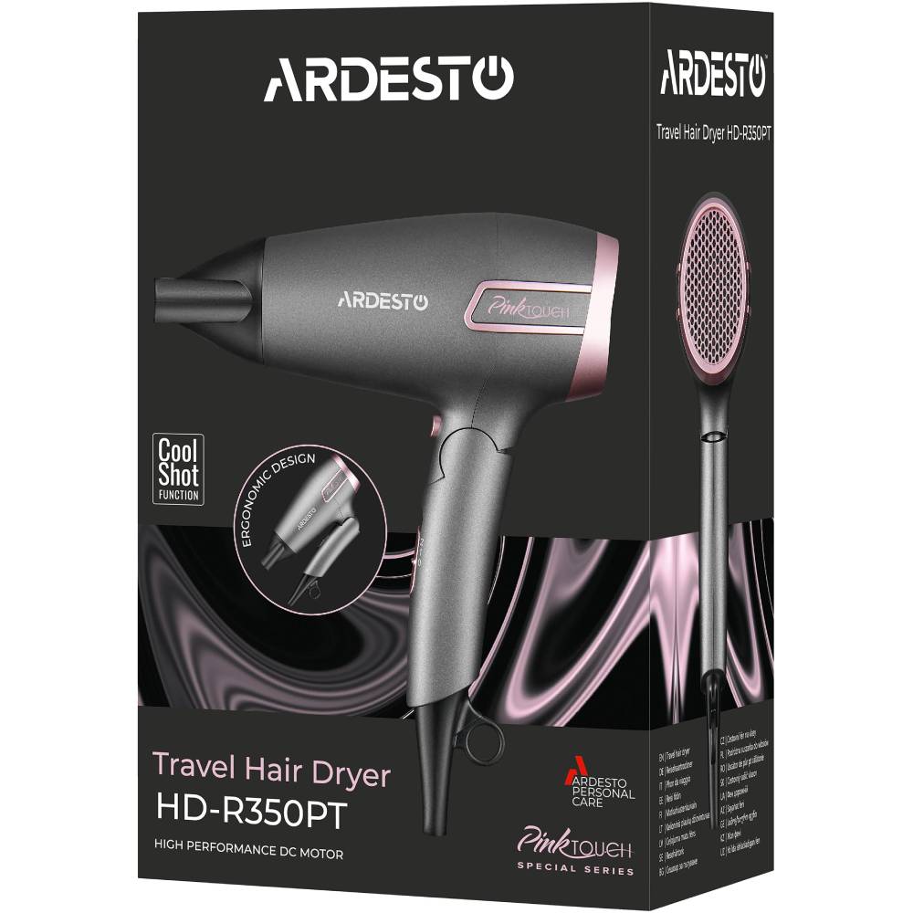 Покупка Фен ARDESTO HD-R350PT Pink Touch Pink/Grey