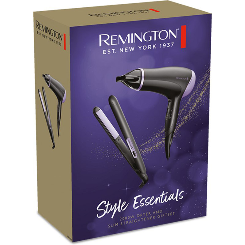 Покупка Фен REMINGTON D3016GP Style Essentials Giftset + Выпрямитель для волос (45768560700)