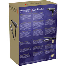 Фен REMINGTON D3016GP Style Essentials Giftset + Випрямляч для волосся (45768560700)