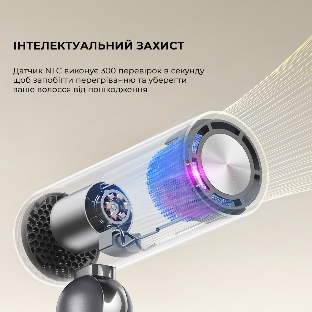 Замовити Фен DREAME Pocket Hair Dryer Gray (AHD51-GR)