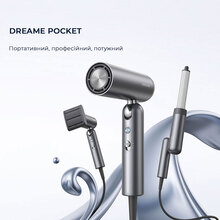 Фен DREAME Pocket Hair Dryer Gray (AHD51-GR)