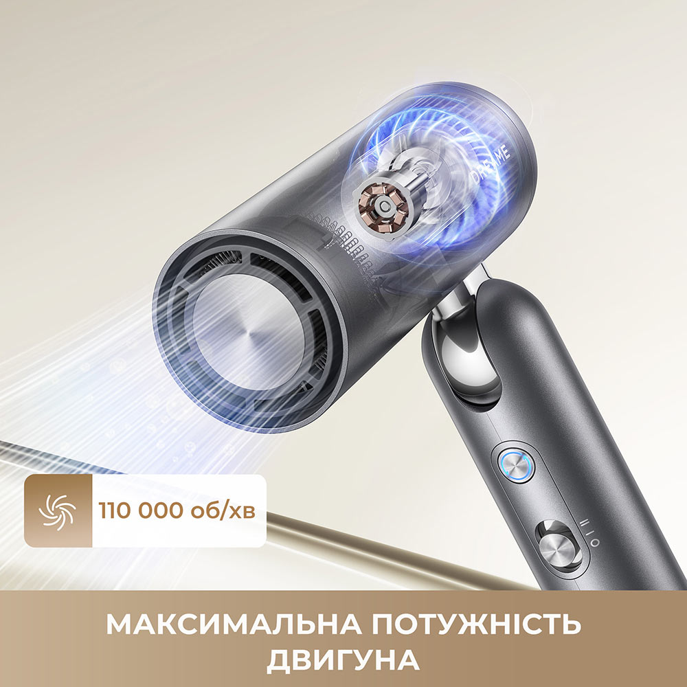 Зображення Фен-стайлер DREAME Pocket Titanium (AHD51-TI)