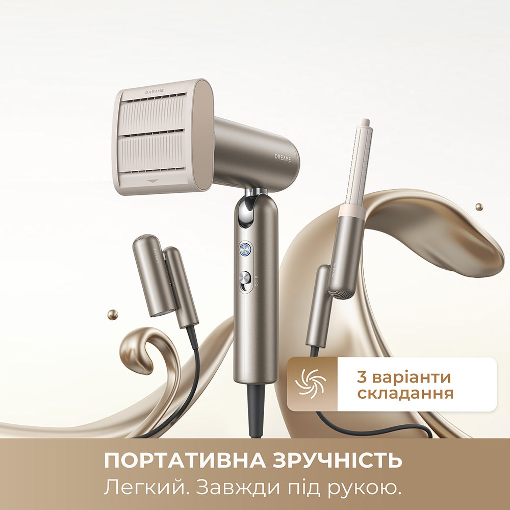 Фото 1 Фен-стайлер DREAME Pocket Titanium (AHD51-TI)