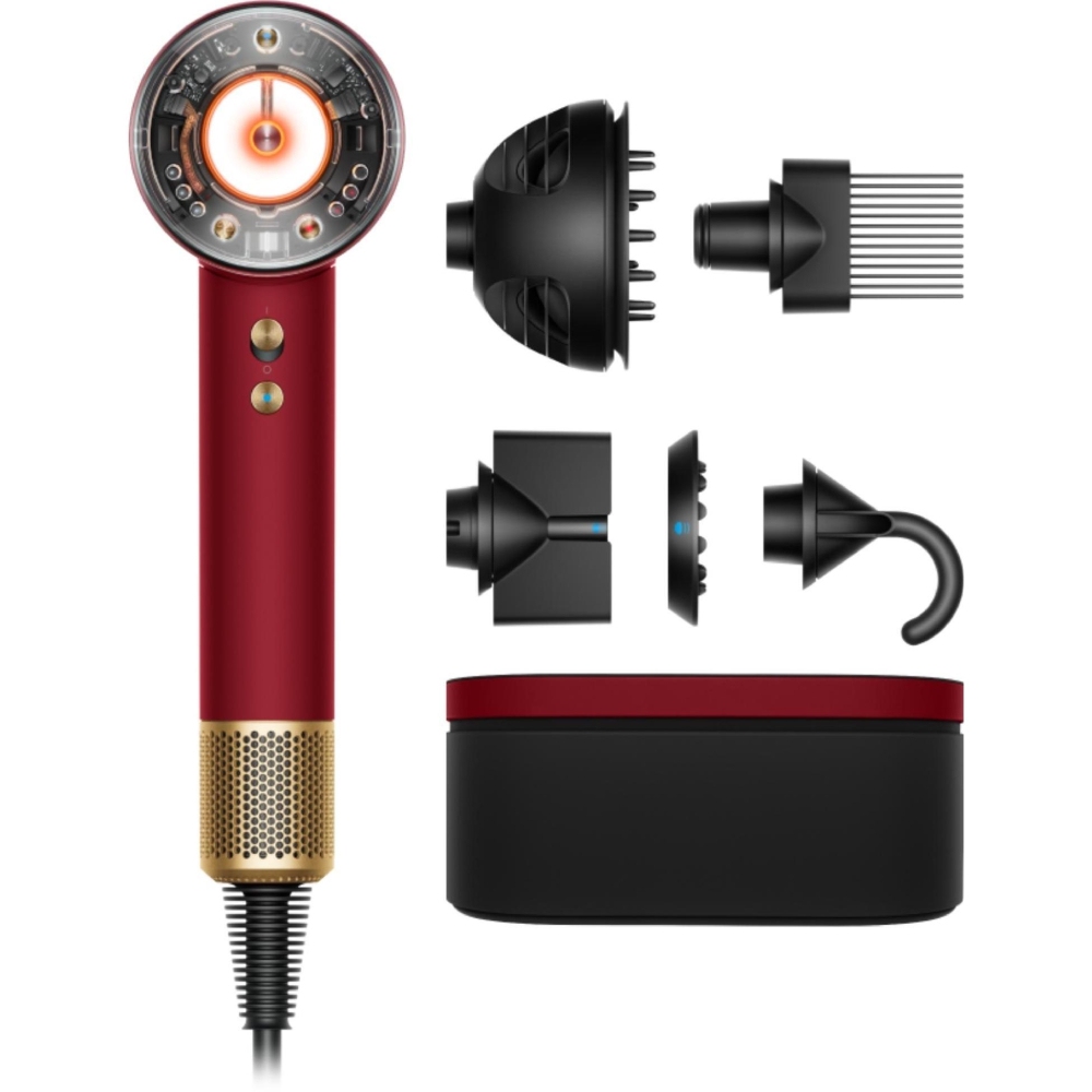 Фен DYSON Supersonic HD16 Nural Red Velvet/Gold (ДС594823-01) Фен DYSON Supersonic HD16 Nural Red Velvet/Gold (ДС594823-01)