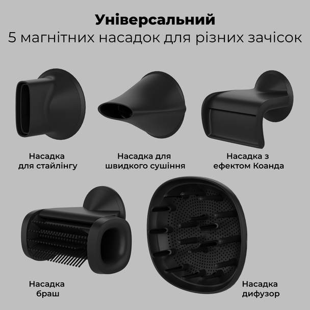 Фото 15 Фен AENO AI ProDryer HD5B Black (AHD0005B)
