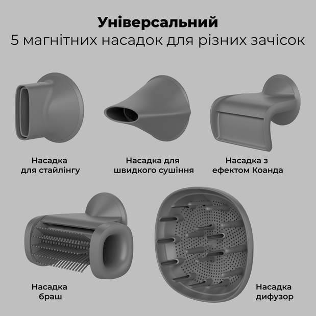 Фото 4 Фен AENO AI ProDryer HD5G Gray (AHD0005G)