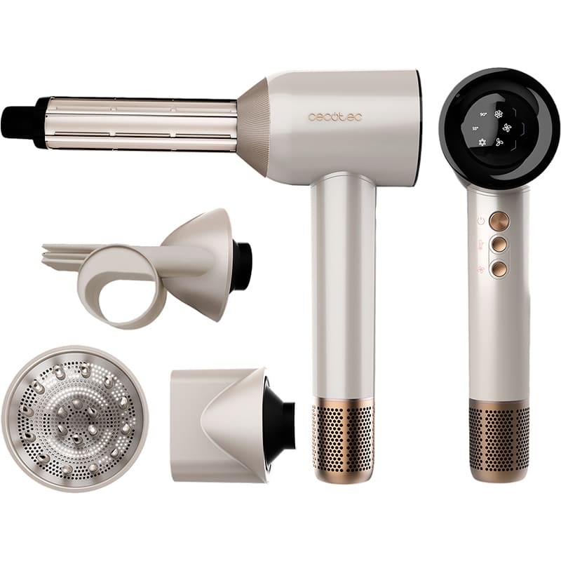 Фен CECOTEC DryGlam Waves Champagne 4 in 1 (A01_EU01_103715) Фен CECOTEC DryGlam Waves Champagne 4 in 1 (A01_EU01_103715)