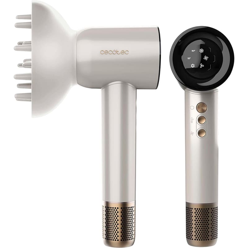 Фото 4 Фен CECOTEC DryGlam Waves Champagne 4 in 1 (A01_EU01_103715)