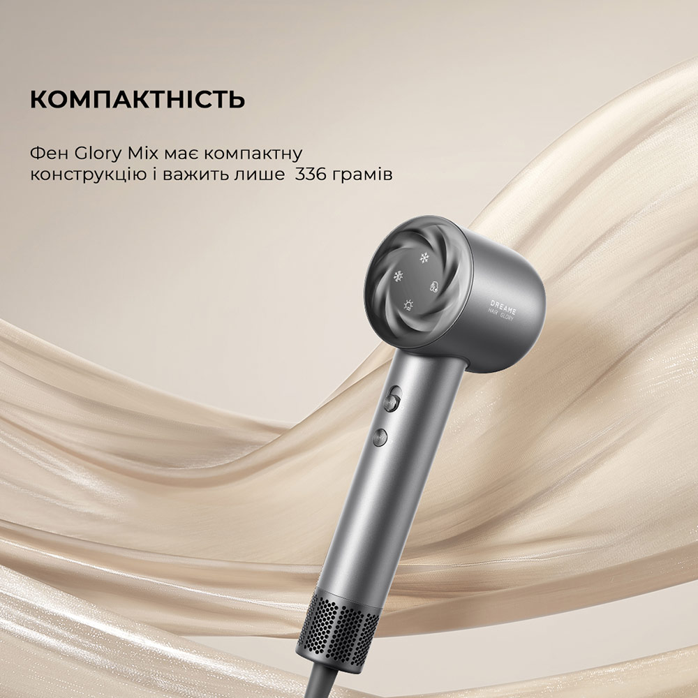 Фото Фен DREAME Glory Mix Black (AHD18-BK)
