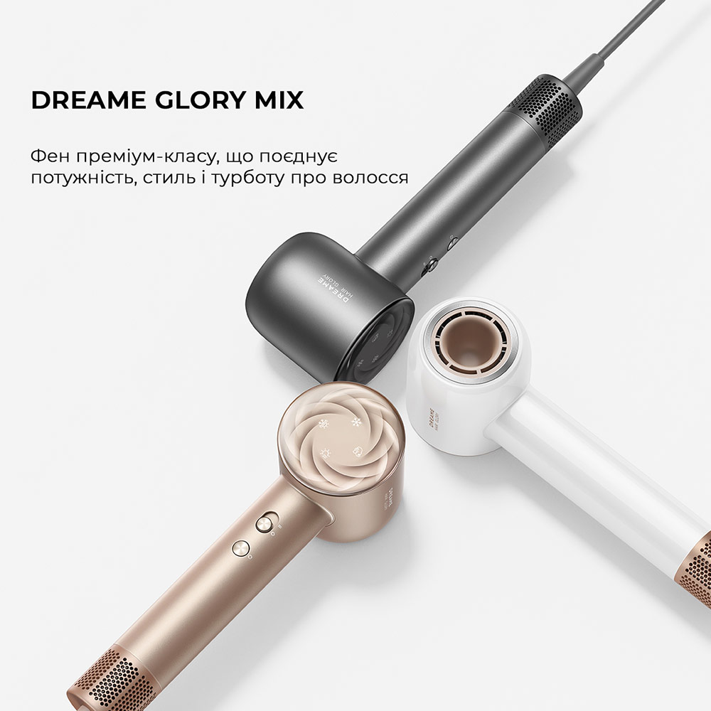 Фото 1 Фен DREAME Glory Mix White (AHD18-WH)