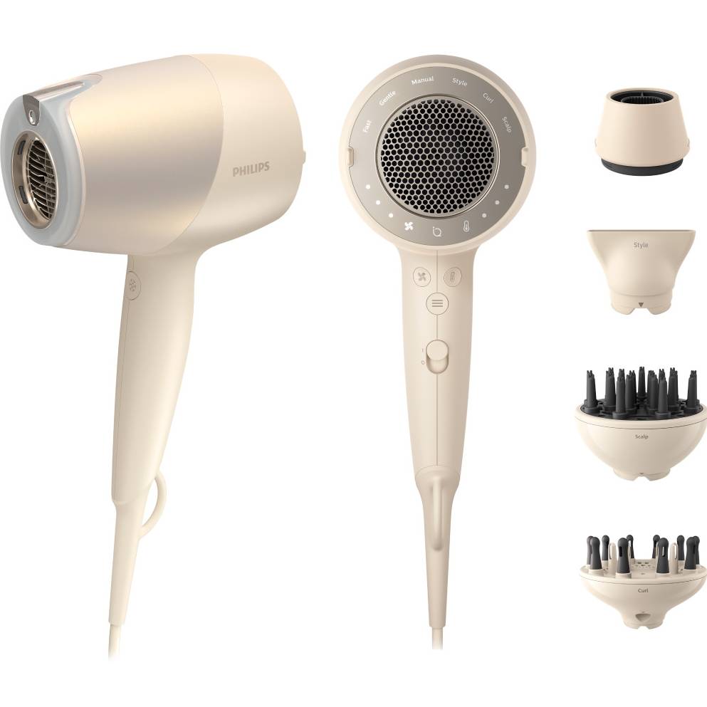 Фото 1 Компллект PHILIPS Фен BHD829/00 + Выпрямитель BHS838/00 + Автоматическая плойка WavePro Styler 9000 BHB968/00