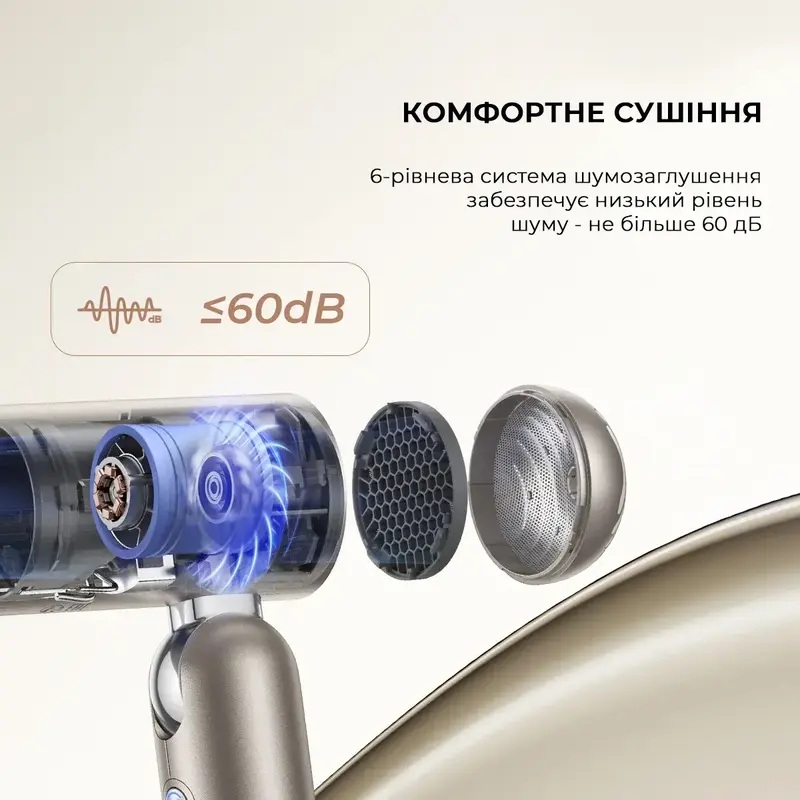 Фото 14 Фен-стайлер DREAME Pocket Ultra AHD52 Rosy White (AHD52-RWH)