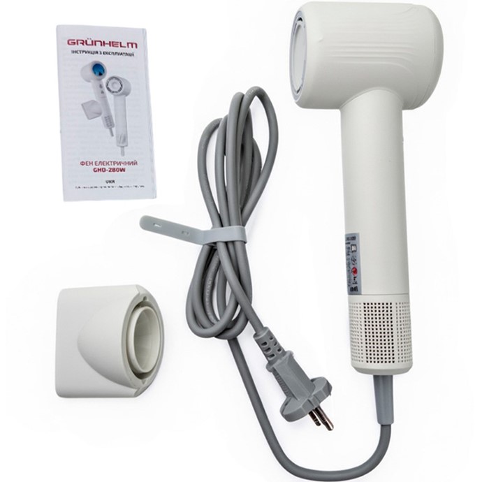 Зовнішній вигляд Фен GRUNHELM GHD-280W