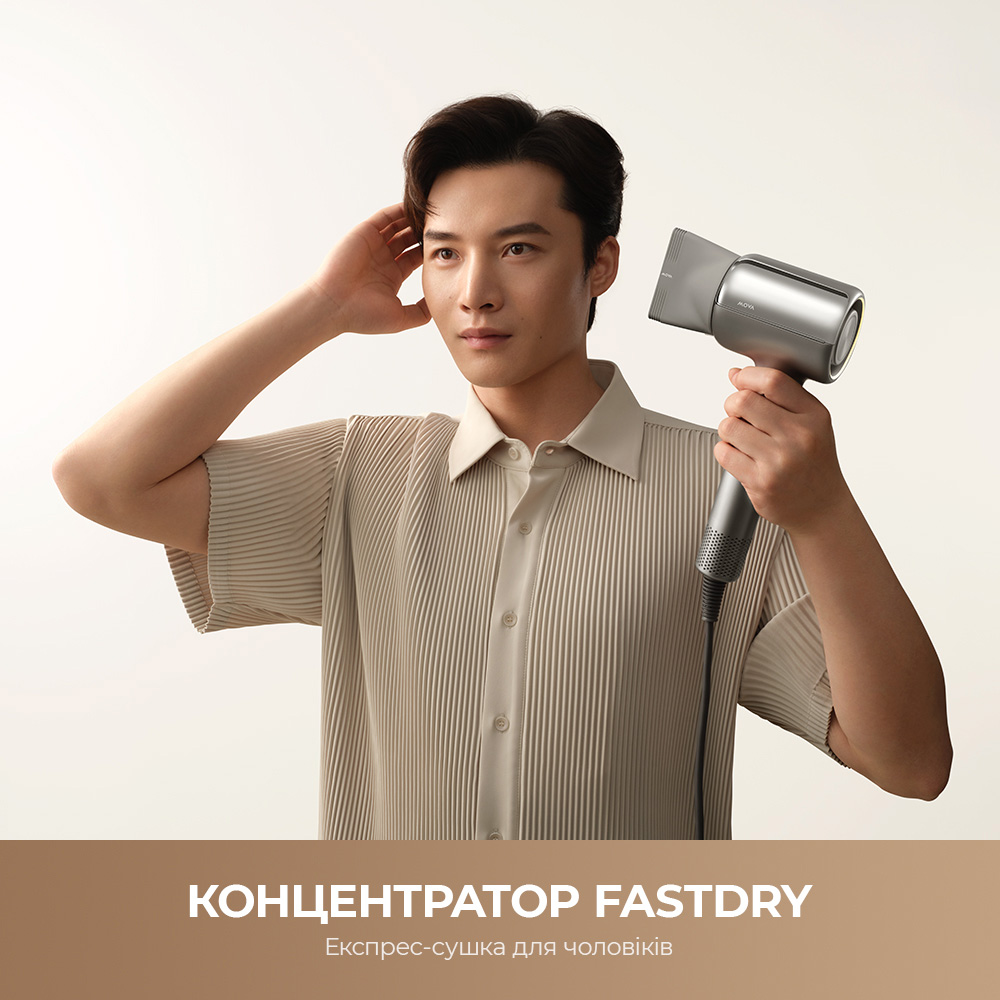 Фен MOVA Shine 20 Silver (AMSH20-SIL) Материал/покрытие нагревательного элемента керамика