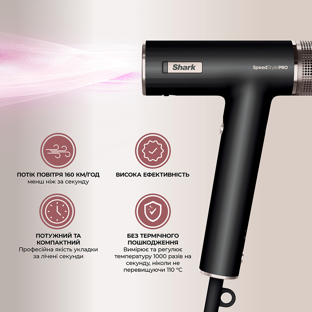 Фото 16 Фен SHARK SpeedStyle 3-in-1 for Straight & Wavy Hair HD731EU