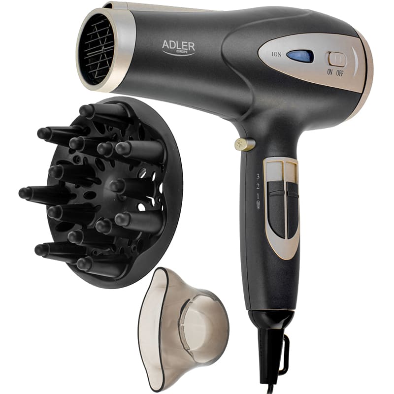 Фен ADLER AD 2248 Grey Champane (AD2248G)