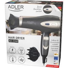 Фен ADLER AD 2248 Grey Champane (AD2248G)