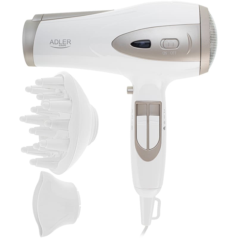 Фото 1 Фен ADLER AD 2248 White Champagne (AD2248W)