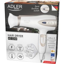 Фен ADLER AD 2248 White Champagne (AD2248W)