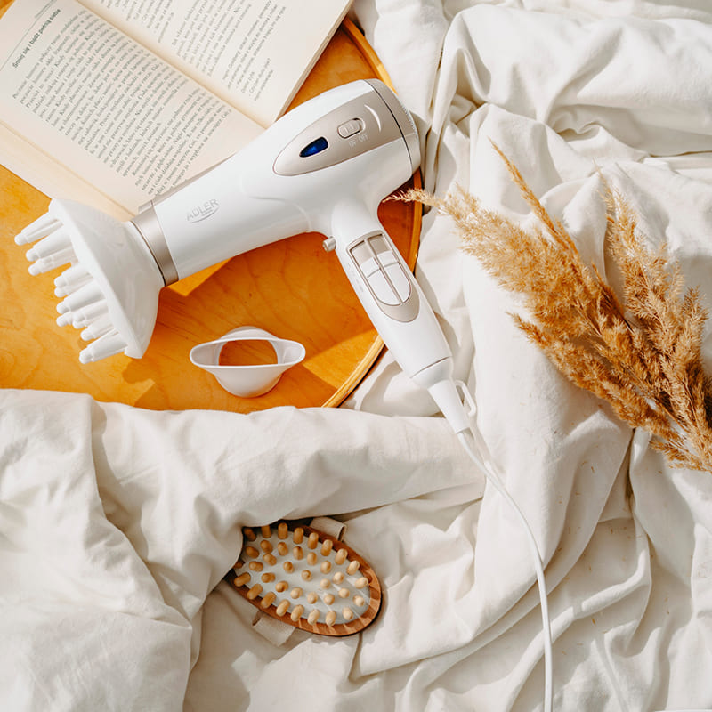 Замовити Фен ADLER AD 2248 White Champagne (AD2248W)