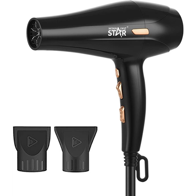 Фен WINNINGSTAR ST-5714 2400W Black (WNNGS-ST-5714-BK)
