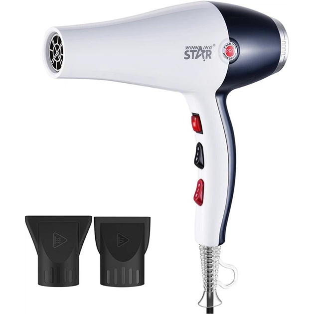 Фен WINNINGSTAR ST-5715 2000W White-blue (WNNGS-ST-5715-WHBL)