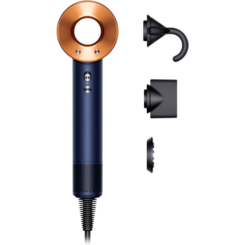 Фен DYSON HD07 Supersonic Straight+Wavy Prussian Blue/Rich Copper EU (113277-01)