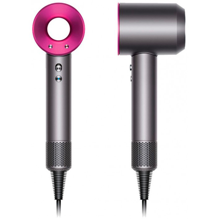 Фото 3 Фен DYSON Supersonic HD01 Фуксія в рожевому чохлі (ДС312348-01)