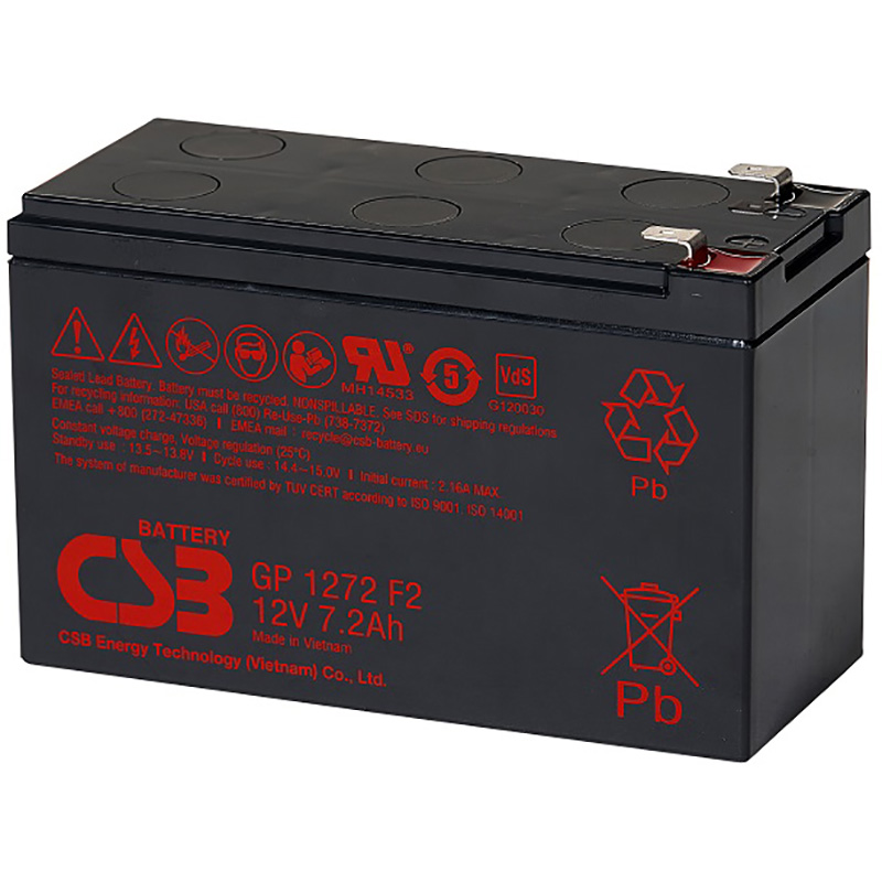 Акумулятор CSB GP 1272 F2 (91010000)