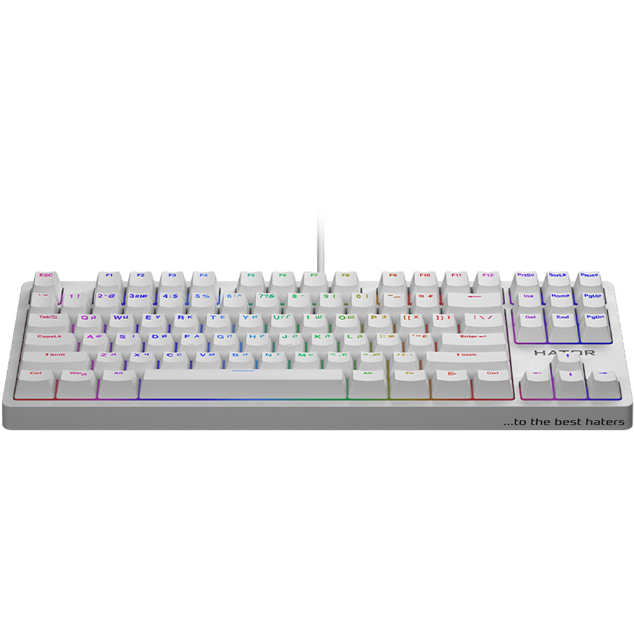 Клавіатура HATOR Rockfall EVO TKL Optical White (HTK-631) Комплектація клавіатура