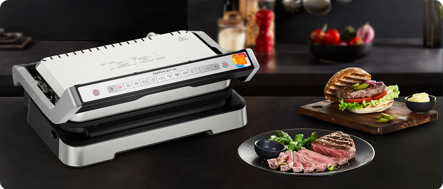 Гриль TEFAL OptiGrill XL GC784D30 ᐉ Купить по низкой цене в Украине • Киев,  Львов, Харьков, Днепр, Одесса, Запорожье, Ужгород – фото, отзывы,  характеристики в Фокстрот