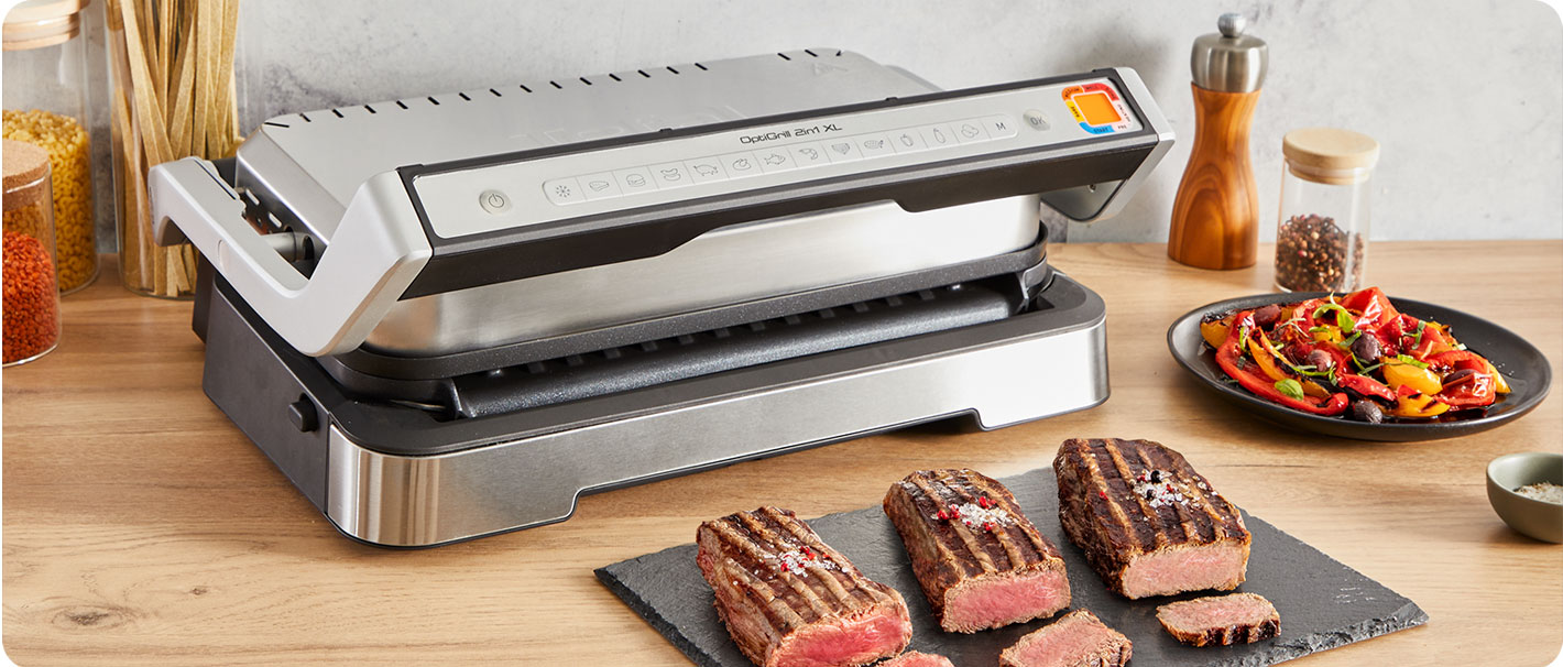 Гриль TEFAL OptiGrill XL GC784D30 ᐉ Купить по низкой цене в Украине • Киев,  Львов, Харьков, Днепр, Одесса, Запорожье, Ужгород – фото, отзывы,  характеристики в Фокстрот