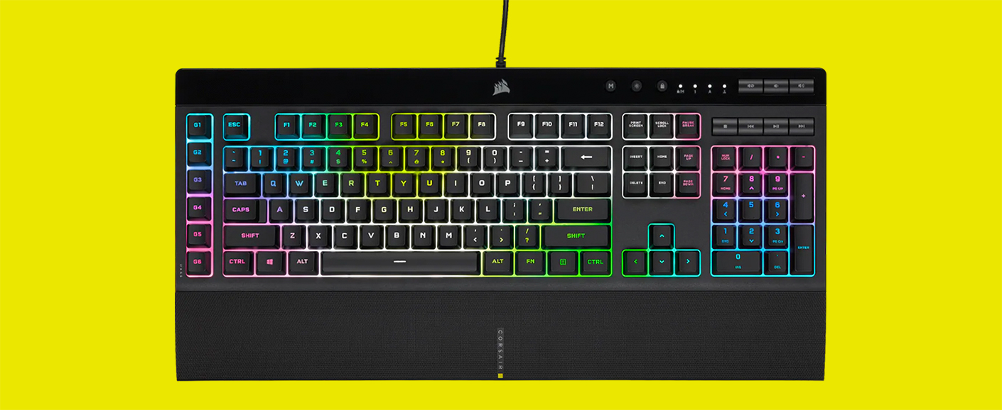 Клавиатура CORSAIR K55 RGB Pro Black (CH-9226765) USB - в интернет-магазине  Фокстрот: цены, отзывы, характеристики | купить в Киеве, Харькове,  Днепропетровске, Одессе - Украина